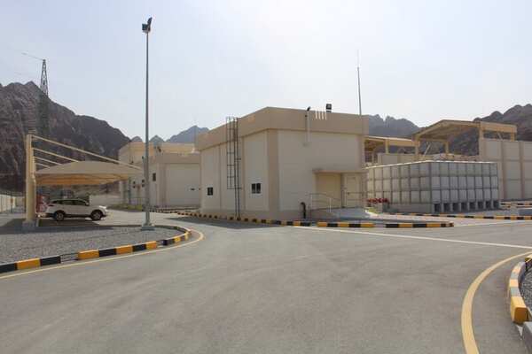 Power transformer yard